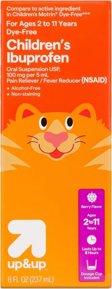 Target up & up Children's Ibuprofen Suspension 100 mg per 5 mL